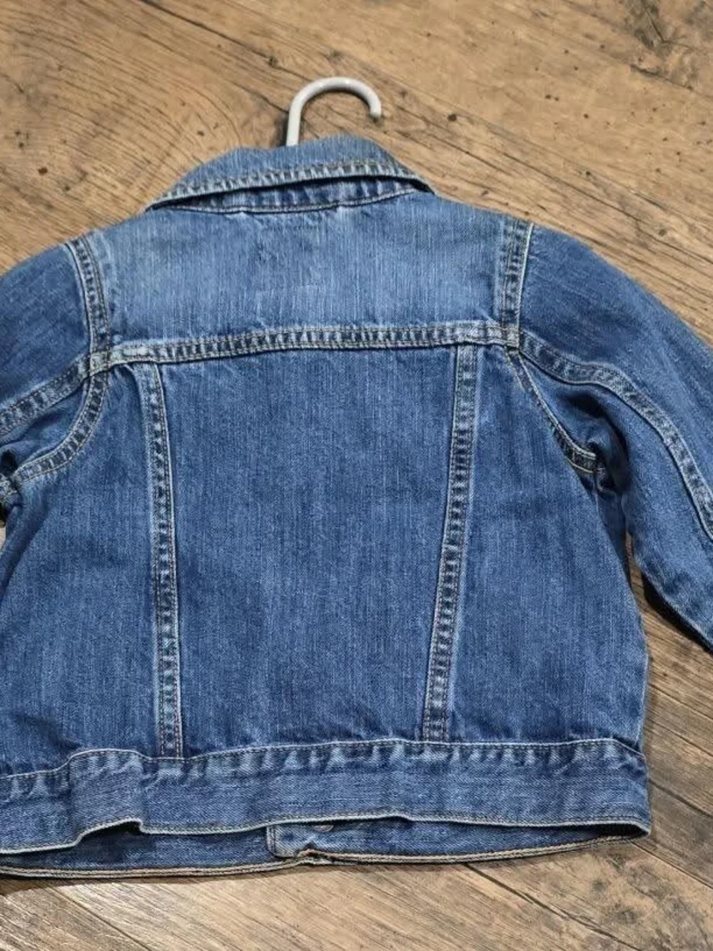 Old Navy Blue Denim Kids Jacket - Classic Snap Sz 2t